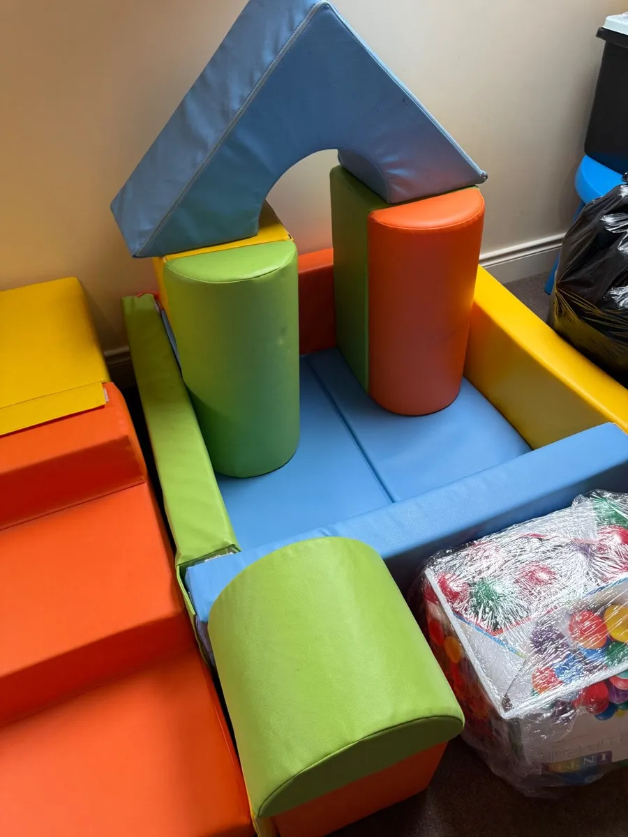 Soft Play Set – Ball Pit, Castle Blocks, Step & Sl - Image 4