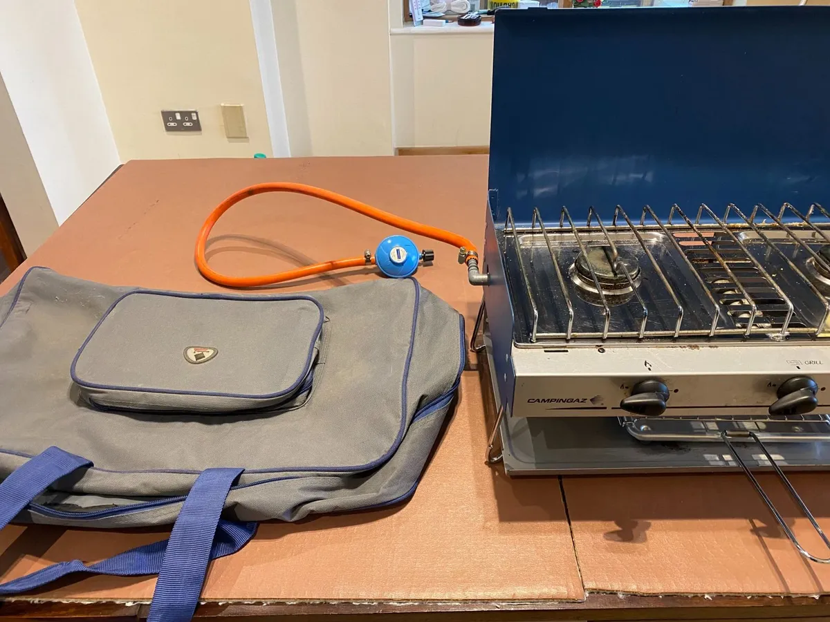 camping gas folding double burner - Image 2