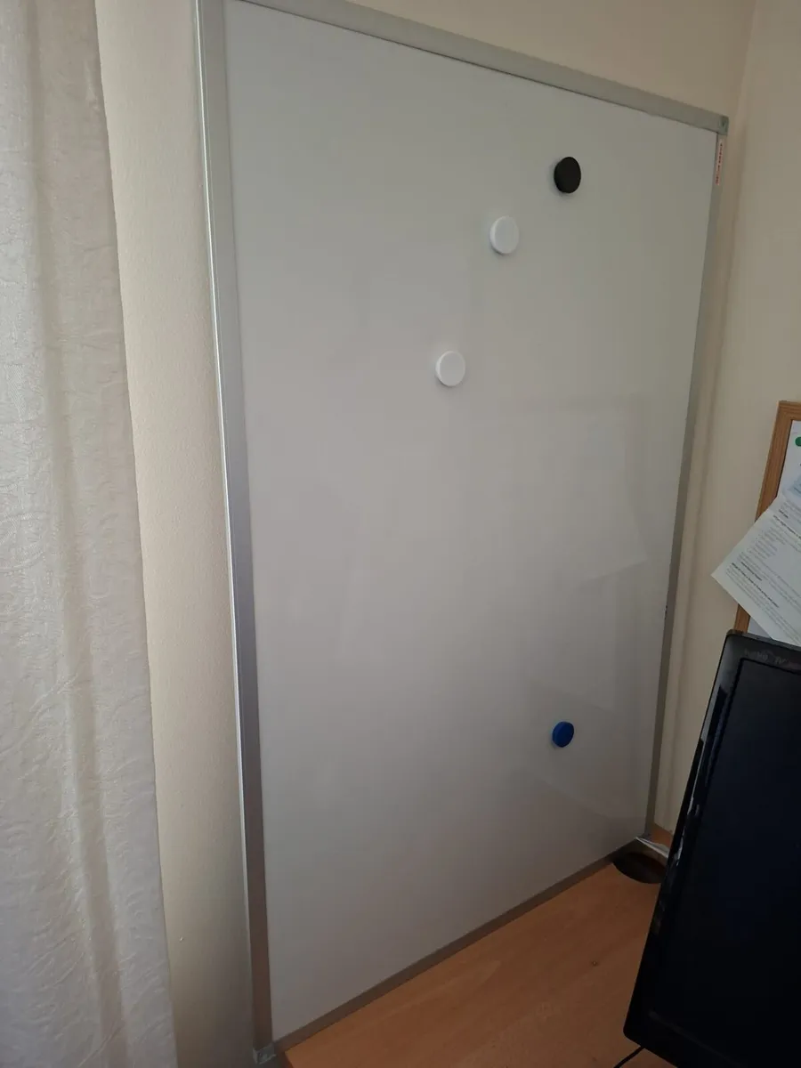 White magnetic board