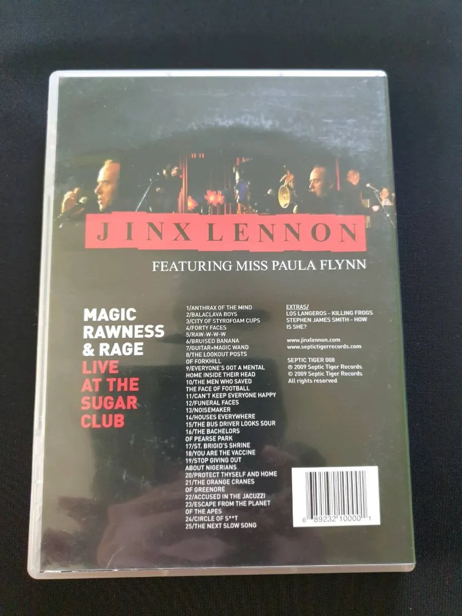 Jinx Lennon 2009 DVD Magic Rawness and Rage Live - Image 2