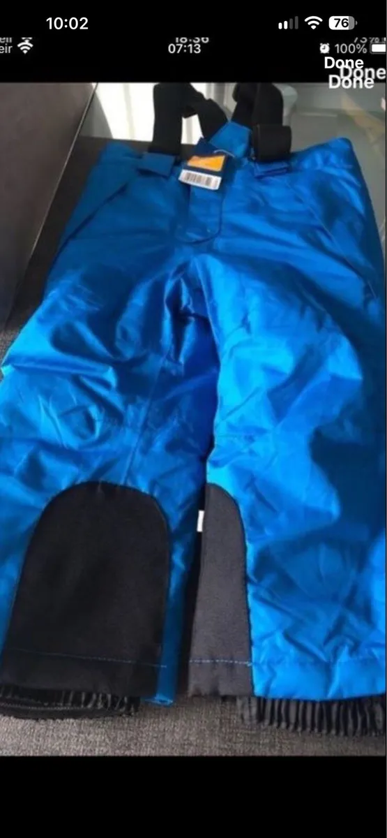 Boys BNWT rain bottoms 12/24 mths €10 - Image 1