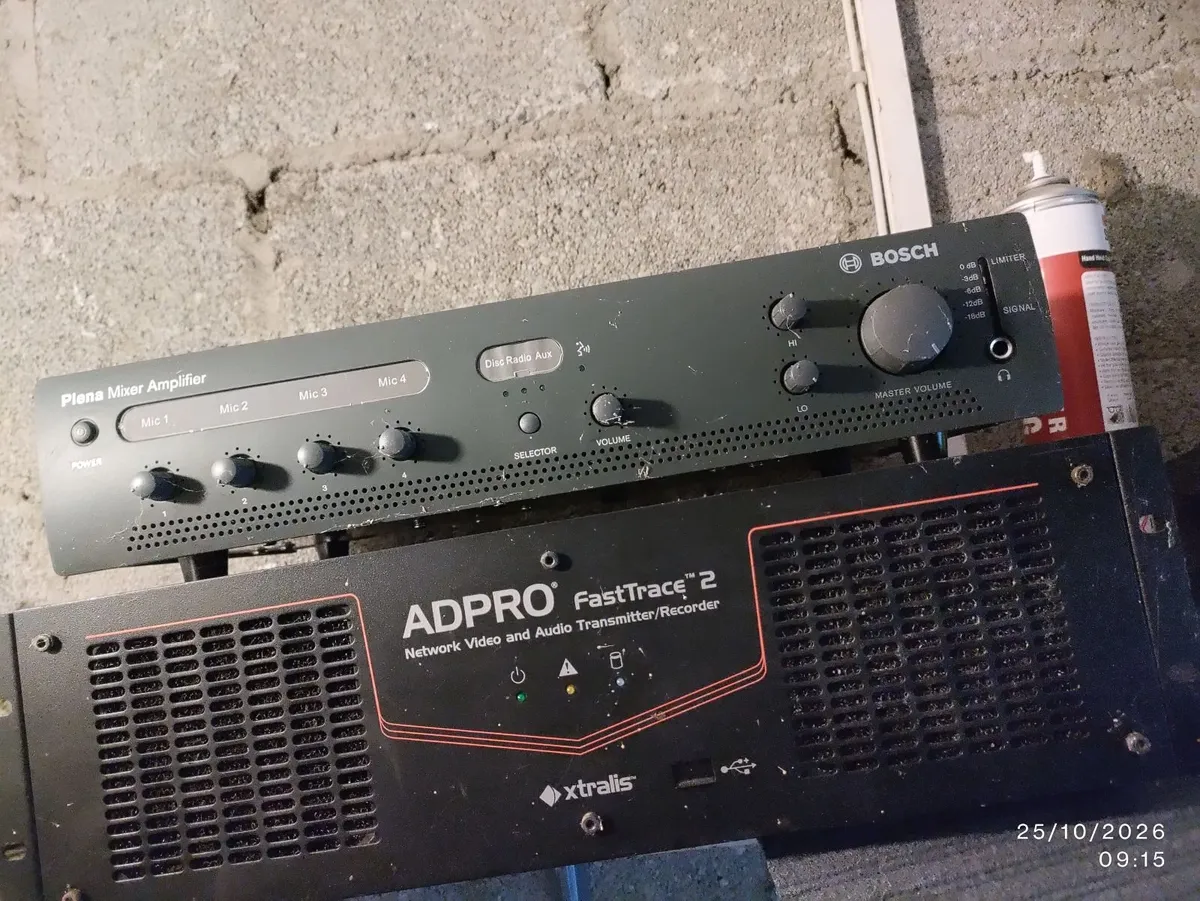 Bosch Plena Mixer Amplifier + ADPRO FastTrace 2 Se - Image 3