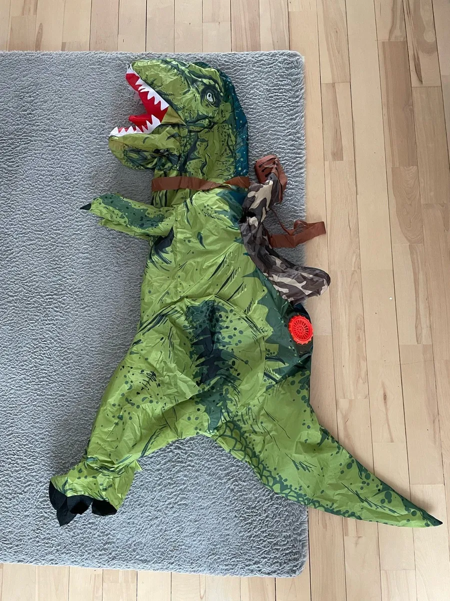 Halloween Costume inflated dinosaur