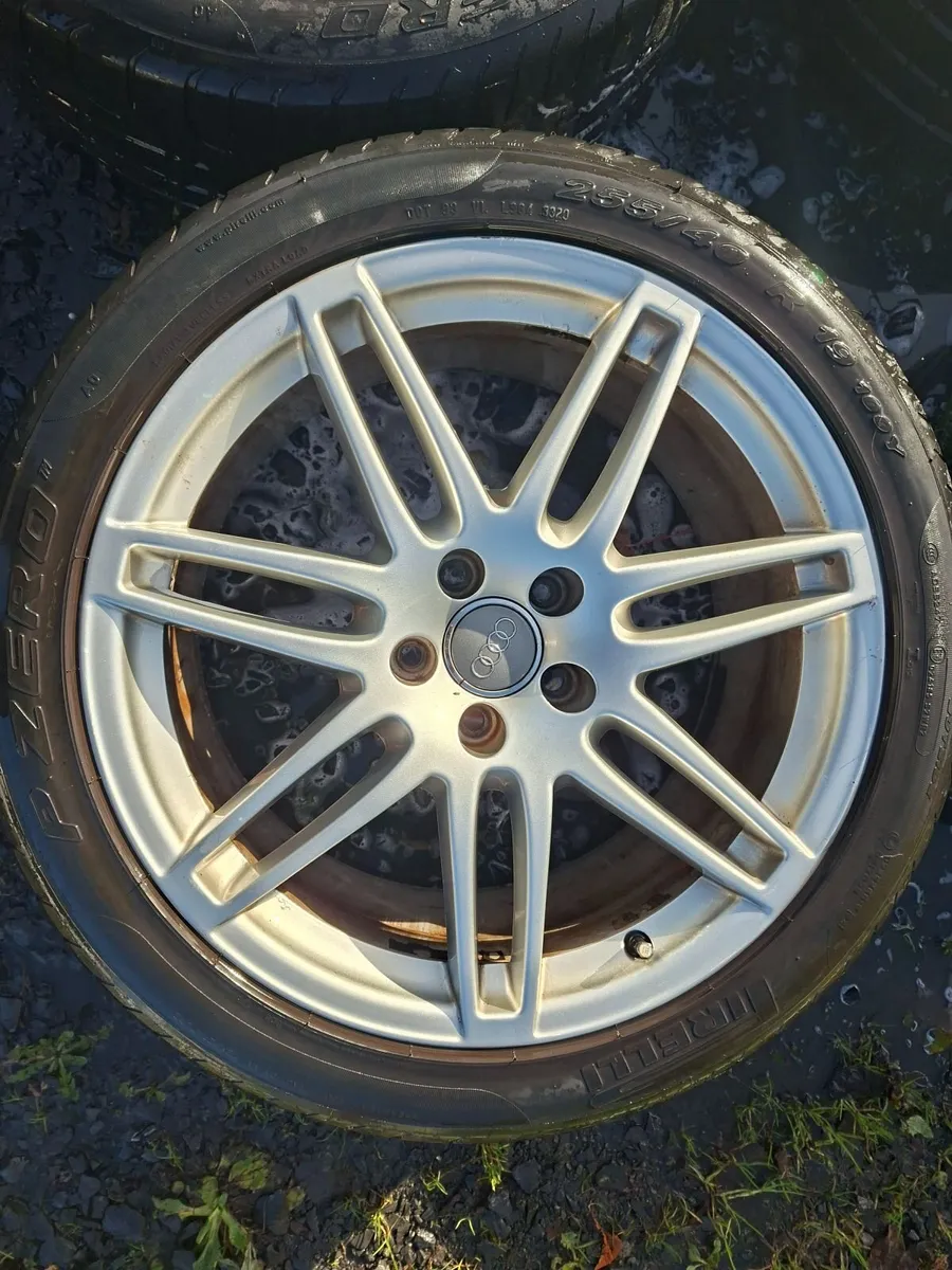 19" Genuine Audi A6 S Line Alloys with tyres - Image 1