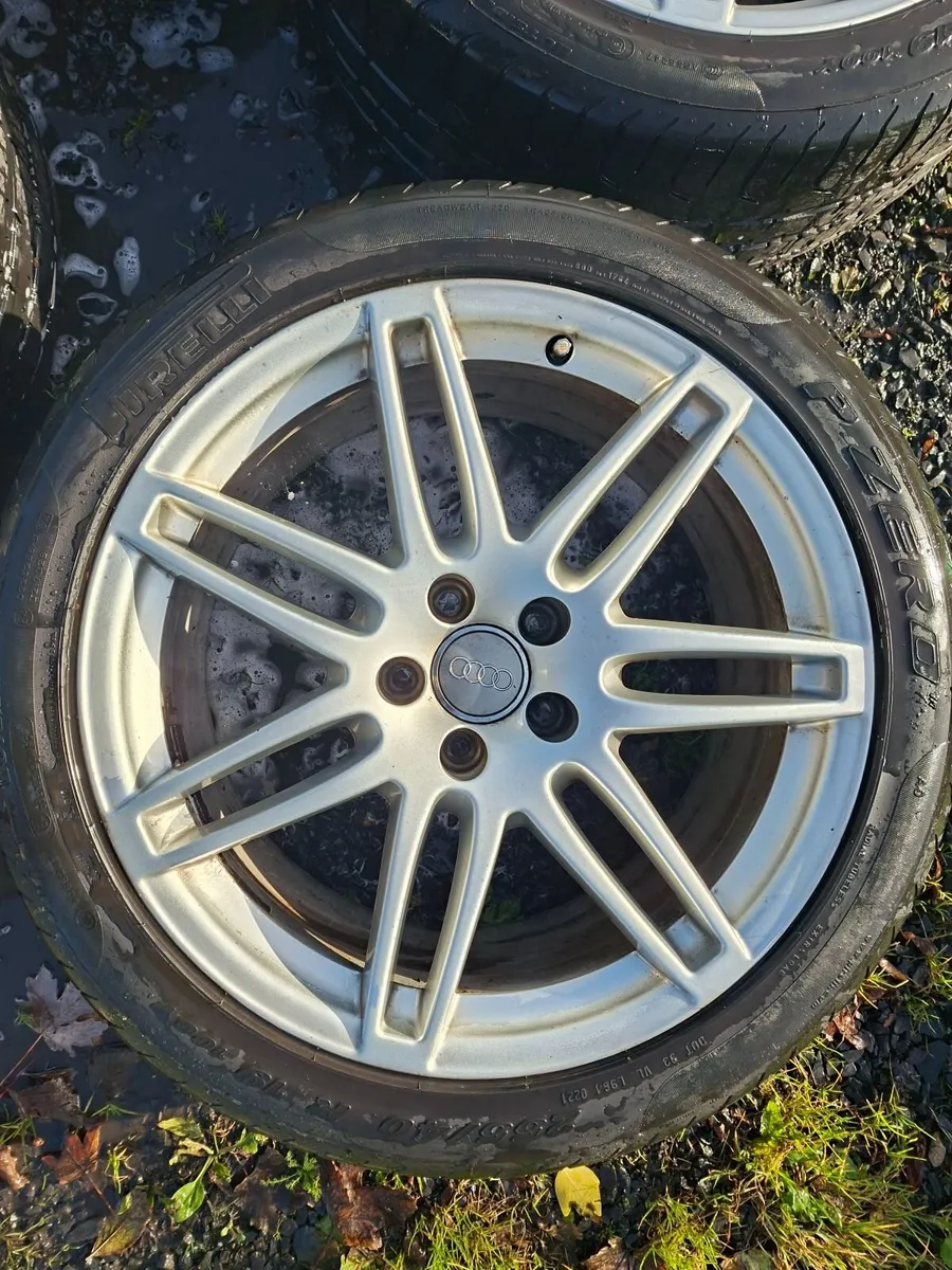 19" Genuine Audi A6 S Line Alloys with tyres - Image 3