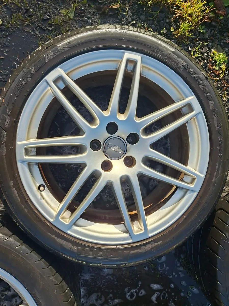 19" Genuine Audi A6 S Line Alloys with tyres - Image 4