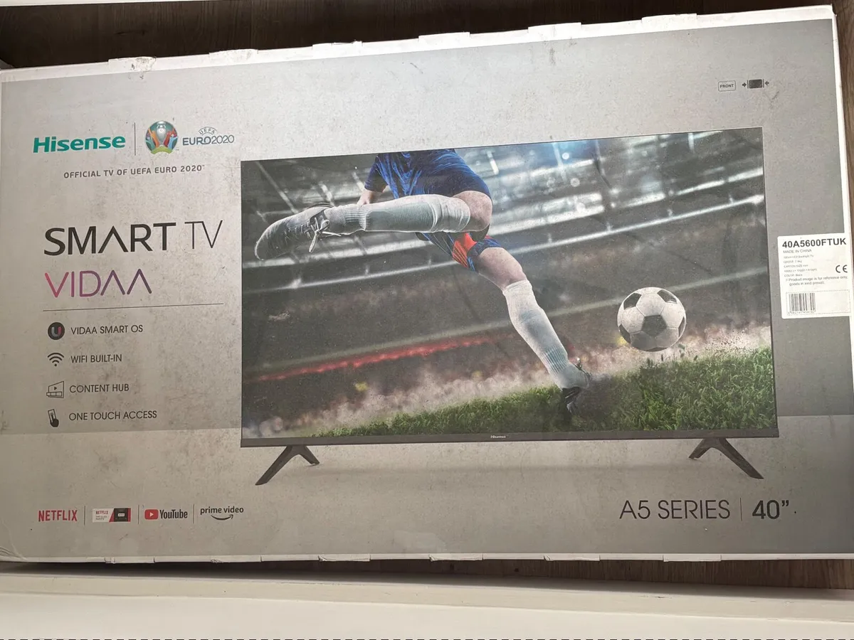 Hisense 40" Smart TV (Perfect Conditions) - Image 2