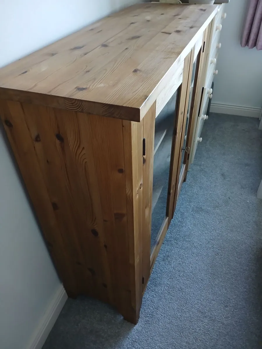 Solid Habitat Pine Living Room Cabinet - Image 3