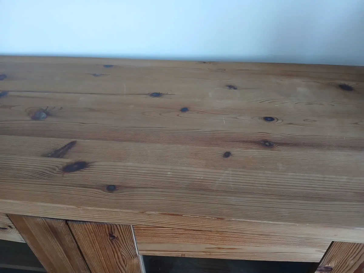 Solid Habitat Pine Living Room Cabinet - Image 4