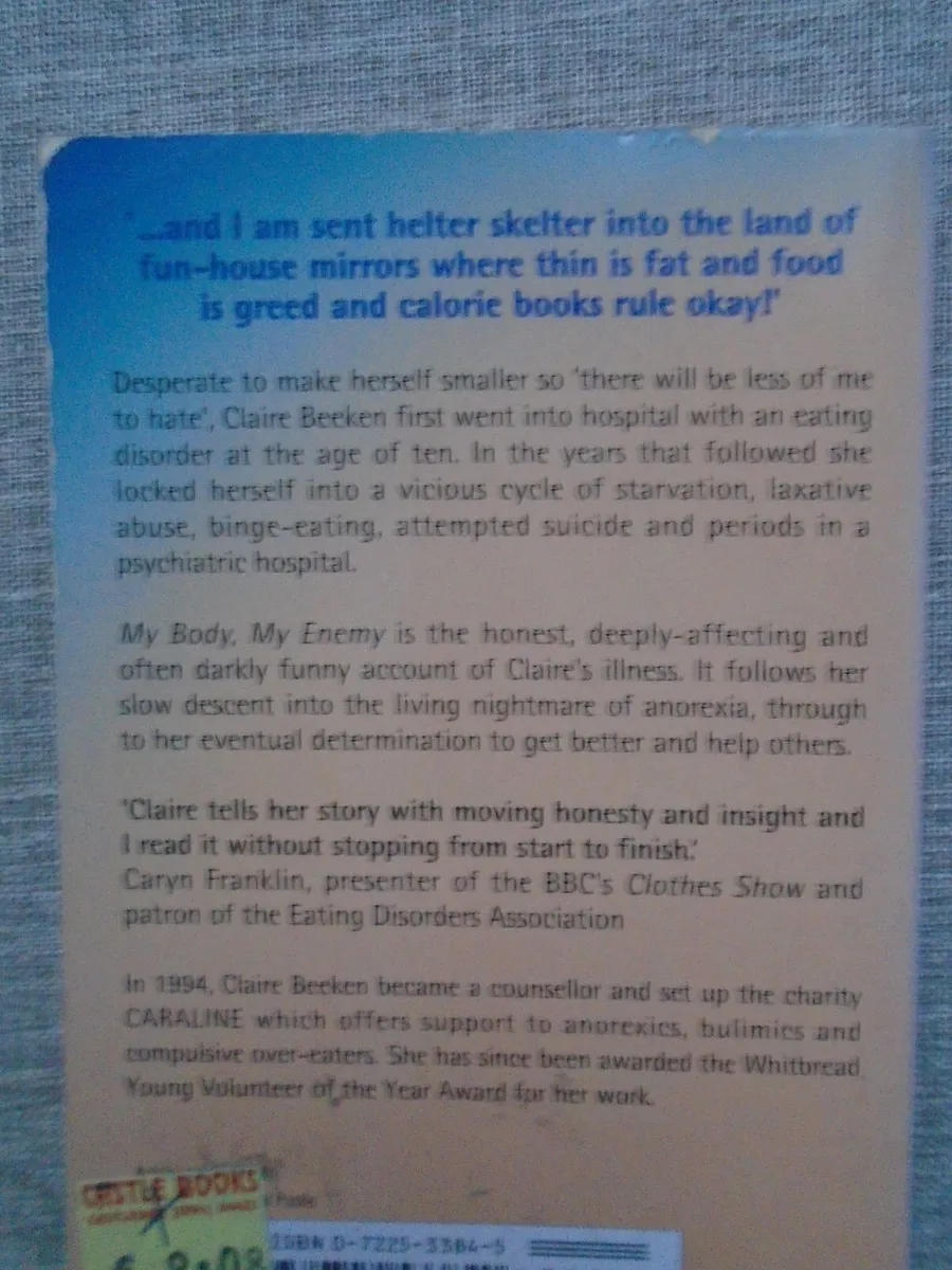 Paperback book, Non fiction, My Body, my enemy, - Image 3