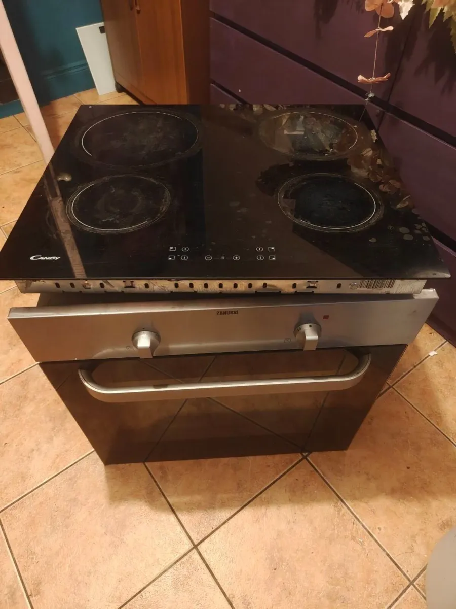[Faulty, Collection only] Candy hob + Zanussi oven - Image 1