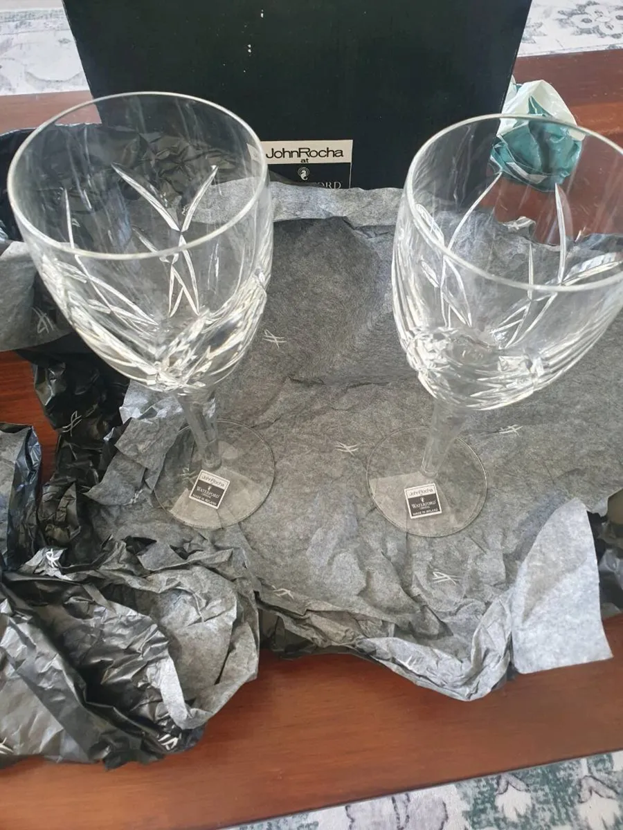 John Rocha red wine glasses - Image 4