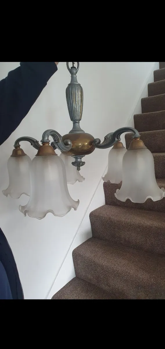 Vintage light fitting - Image 1