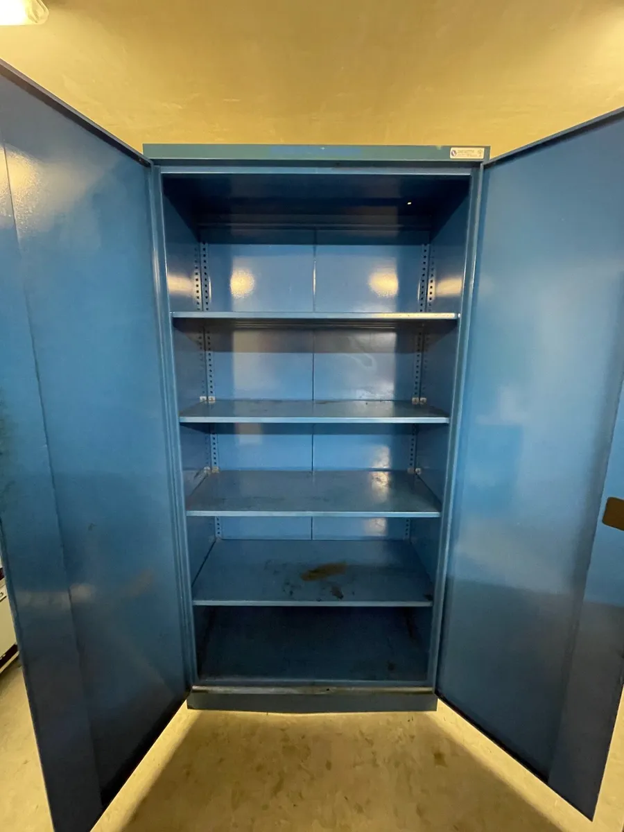 Steel Hinged Two Door Cabinet - Image 2