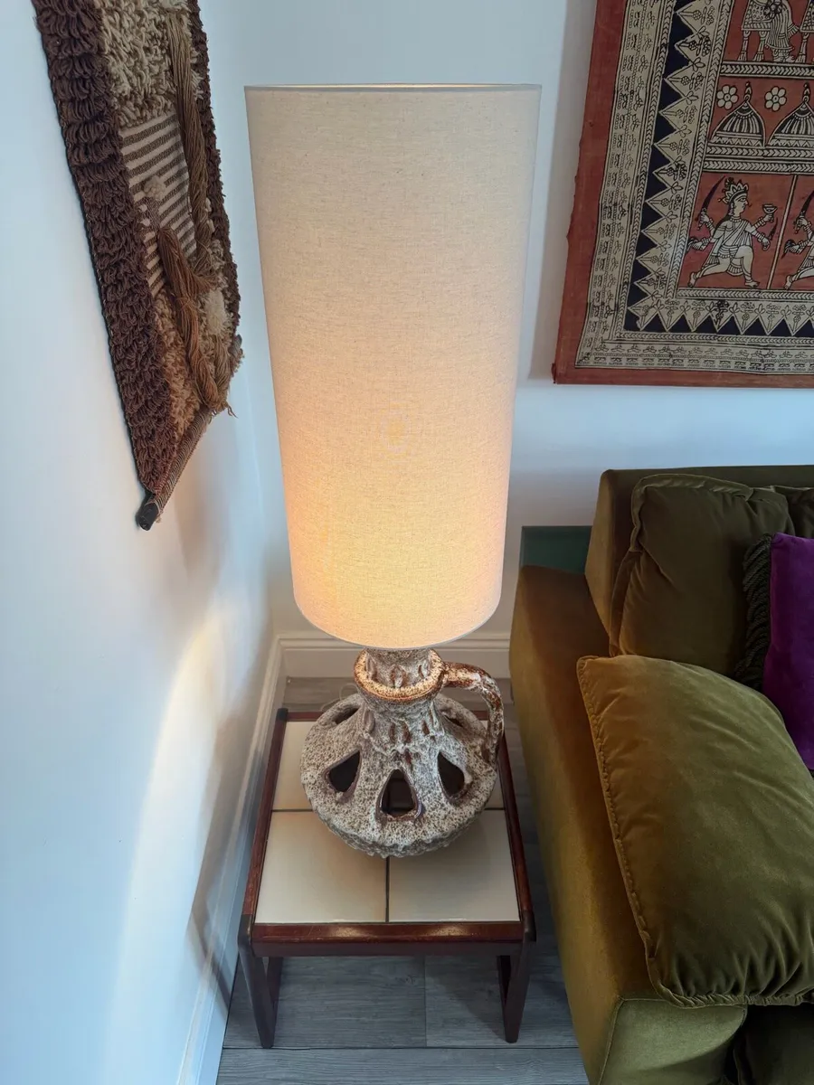 Mid Century Large Table Floor Lamp - Image 2