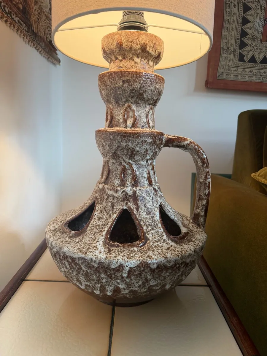 Mid Century Large Table Floor Lamp - Image 3