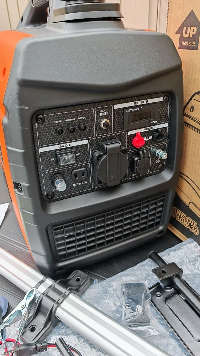 New 2.3KW Inverter Generator with Wheels & Handle - Image 2