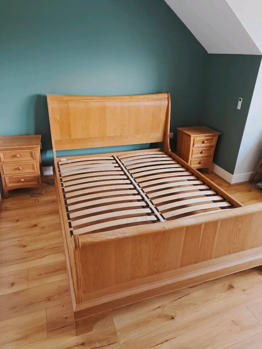 King Slay bed - excellent condition and lockers - Image 1