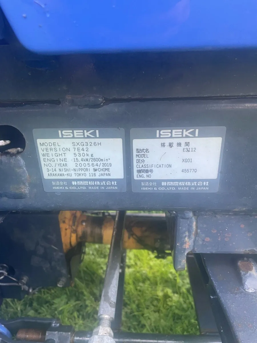 Iseki sxg326 - Image 4