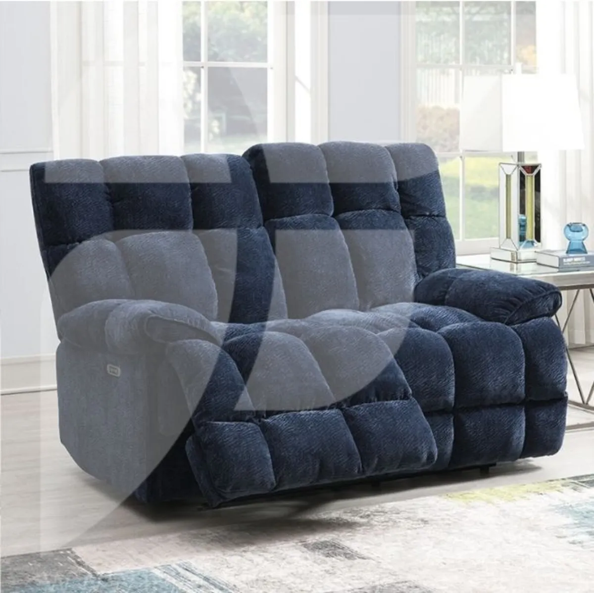 Guildford 3+2+1 Recliner Suite – Antelope Brown Fa - Image 2