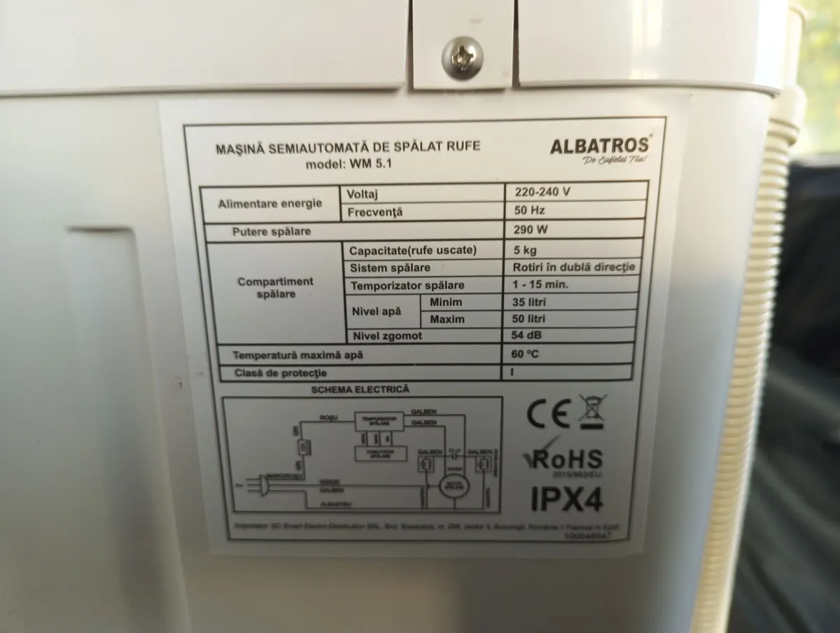 Wash machine Albatross (portable) - Image 3
