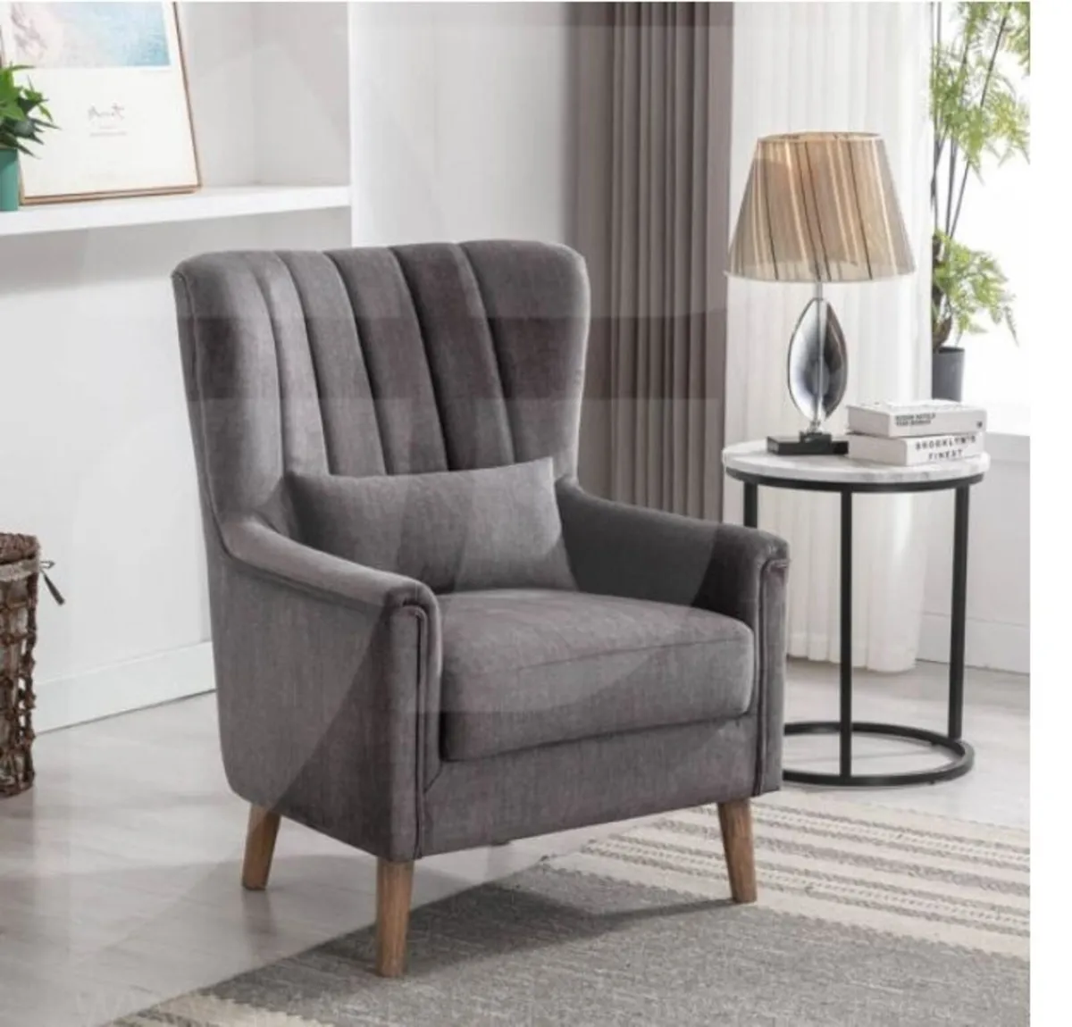 Charlotte 1 Seater Graphite - Image 2