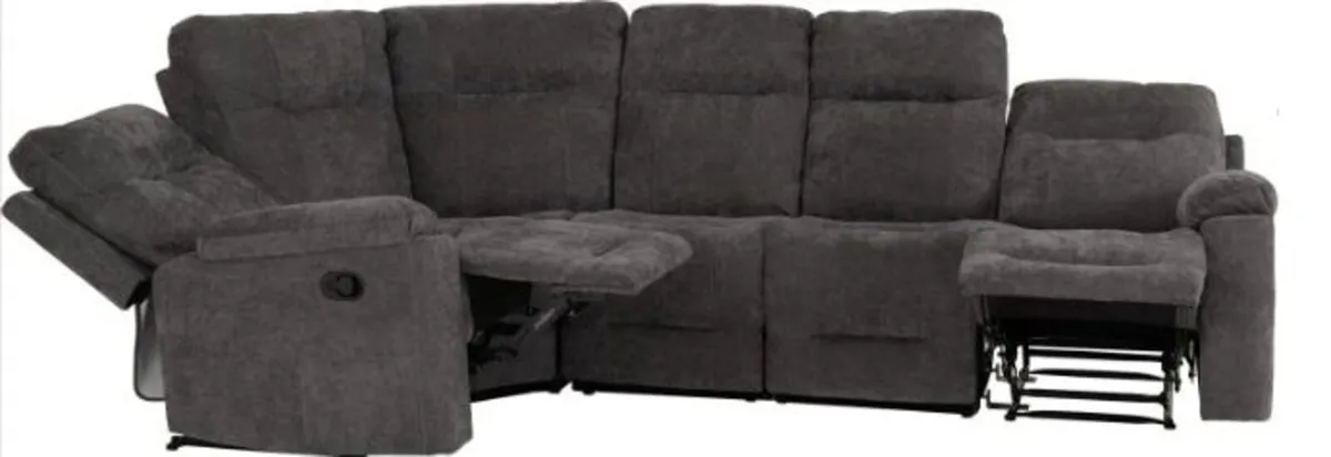 Guildford Grey Fabric Sectional Sofa - Image 3