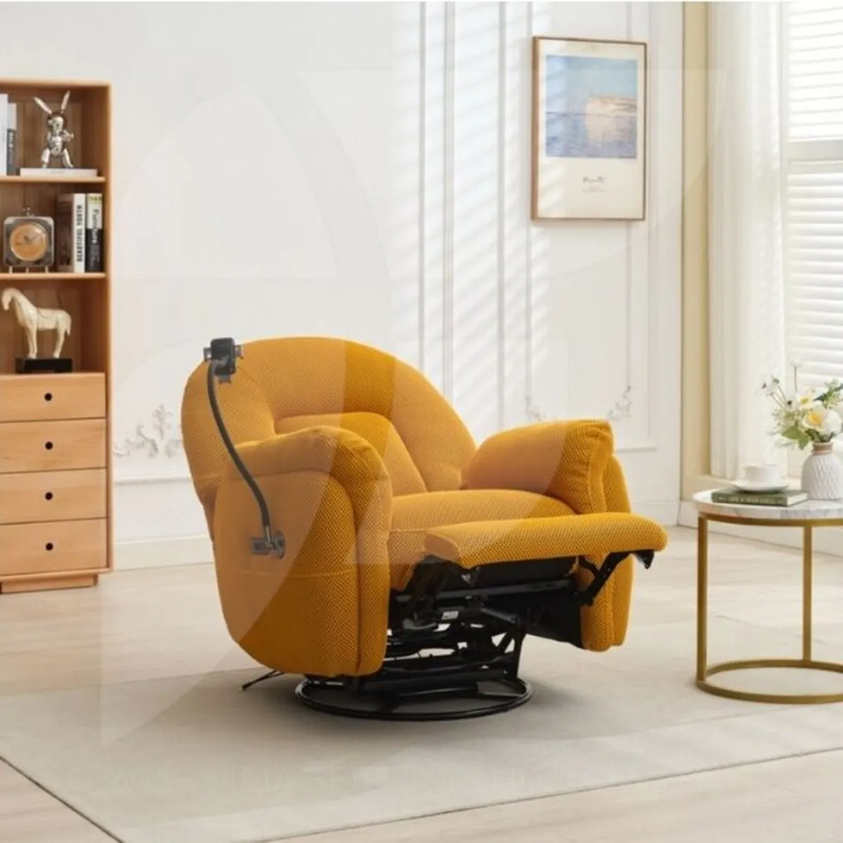 Sienna Reclining Chair with Phone Holder / 3 Colou - Image 1