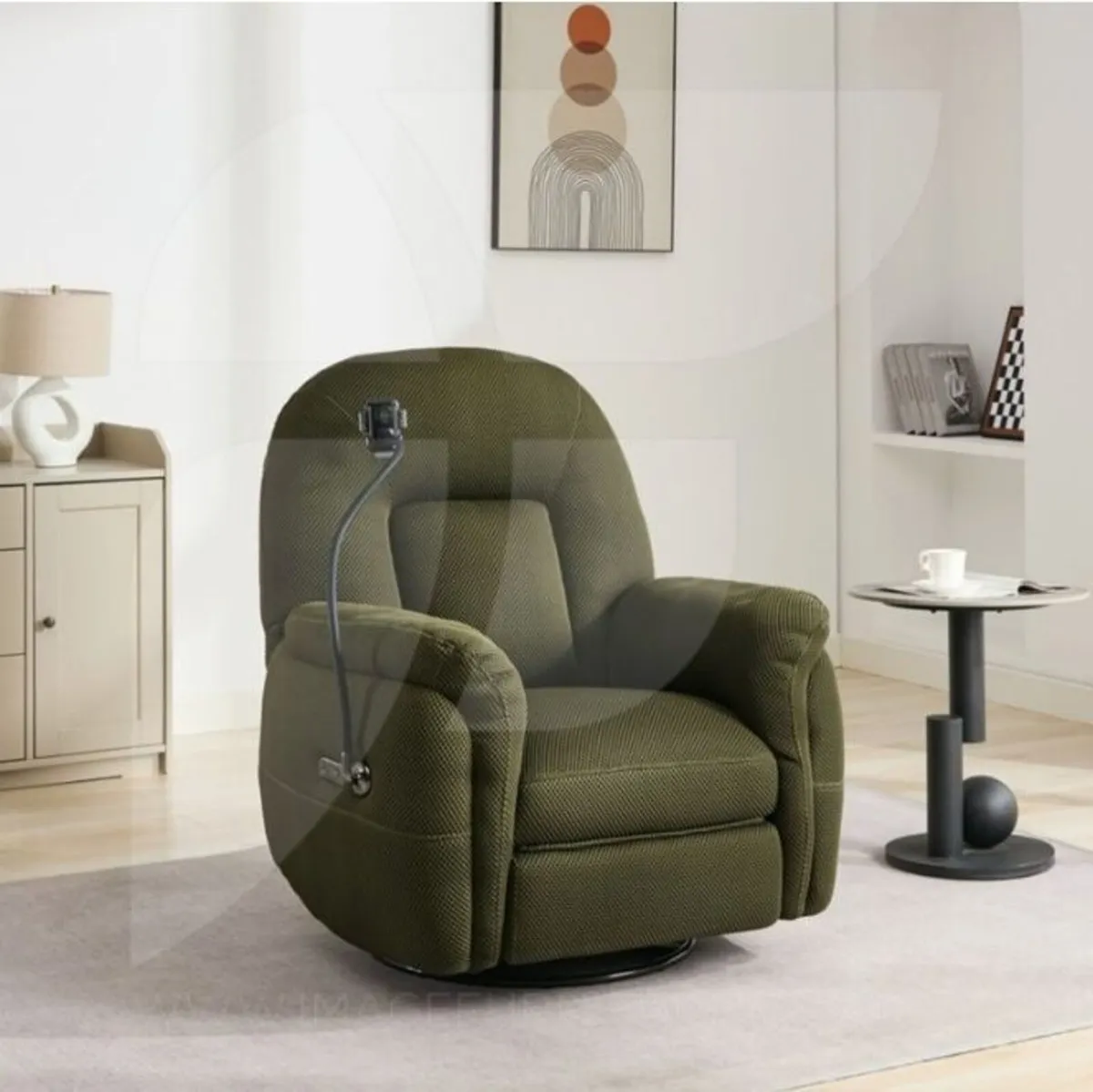 Sienna Reclining Chair with Phone Holder / 3 Colou - Image 2