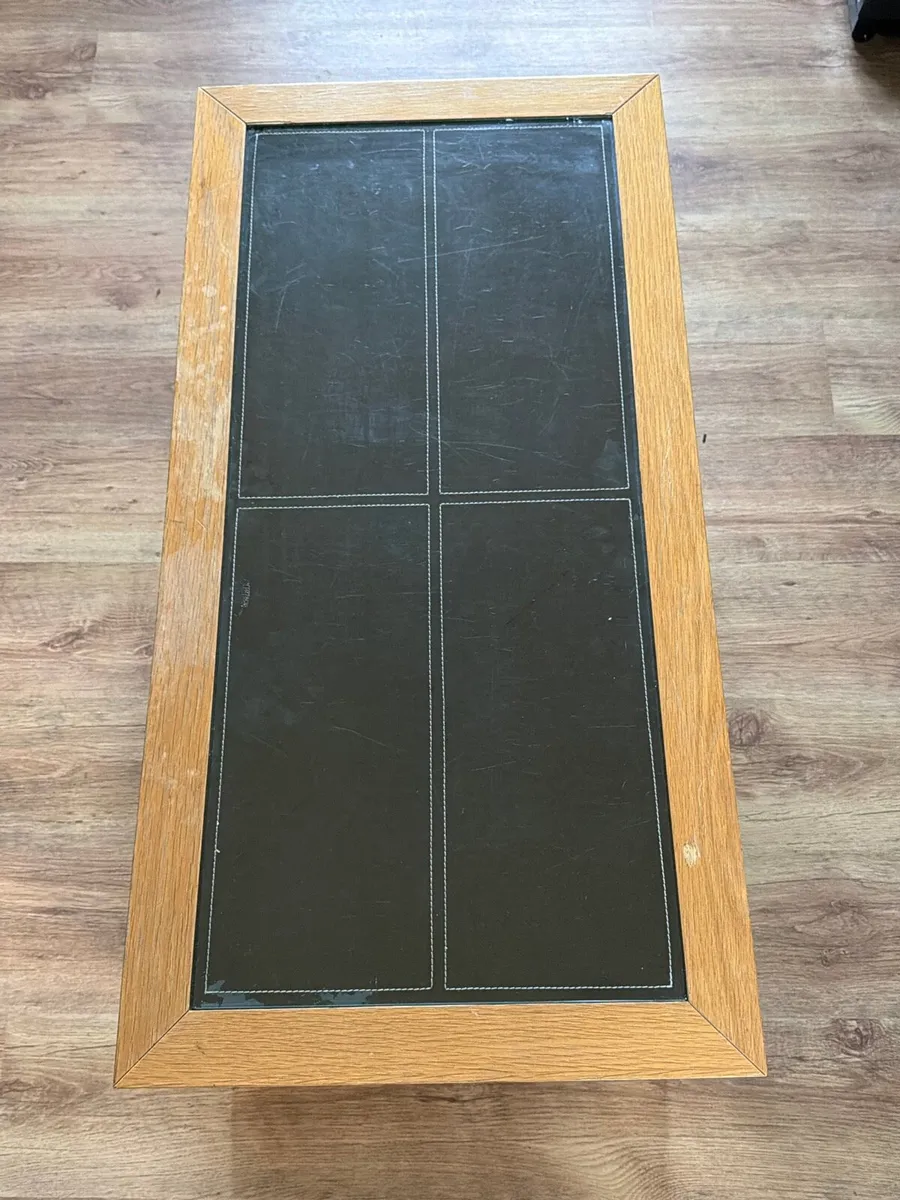 Solid Oak 3 Tier Coffee table - Image 2