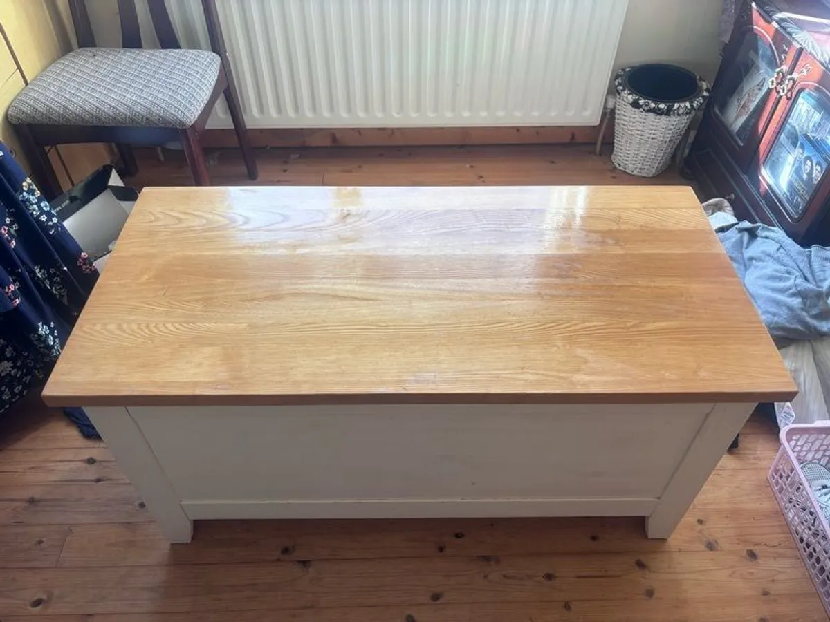 Wooden Blanket Box - Image 1