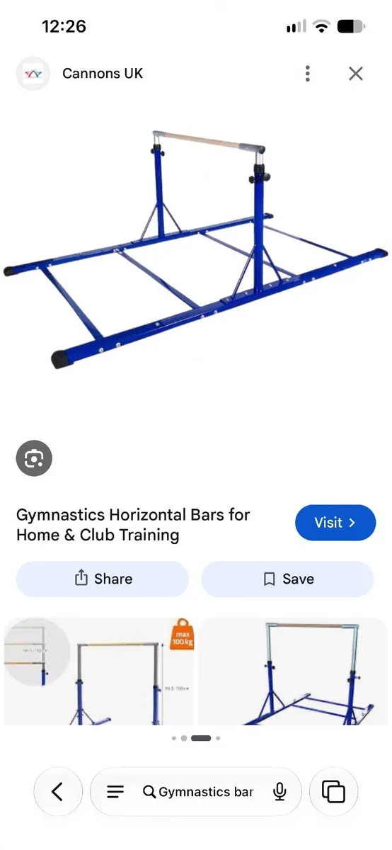 Gymnastics Bar and Mat - Image 4