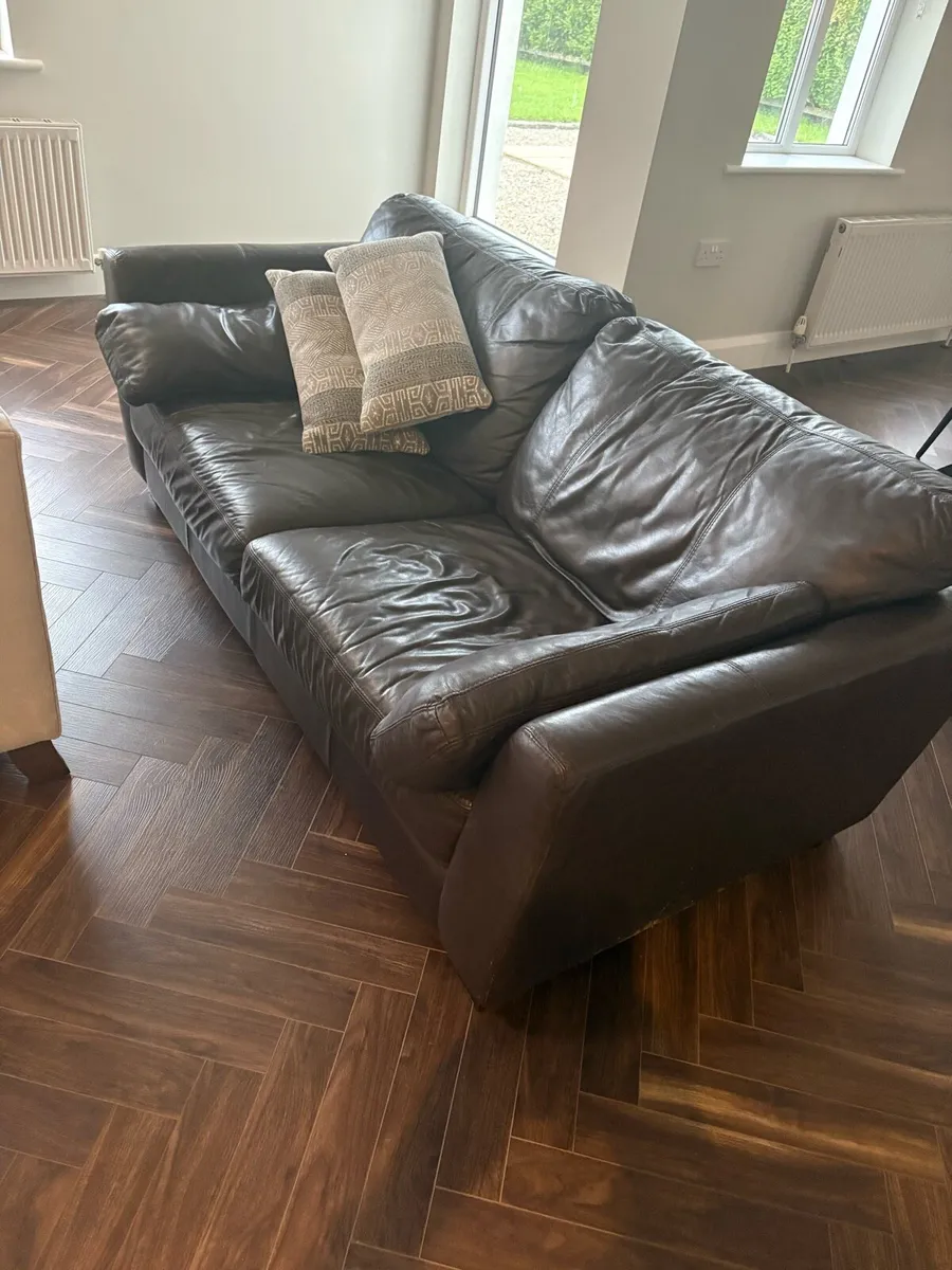 Leather sofa - Image 1