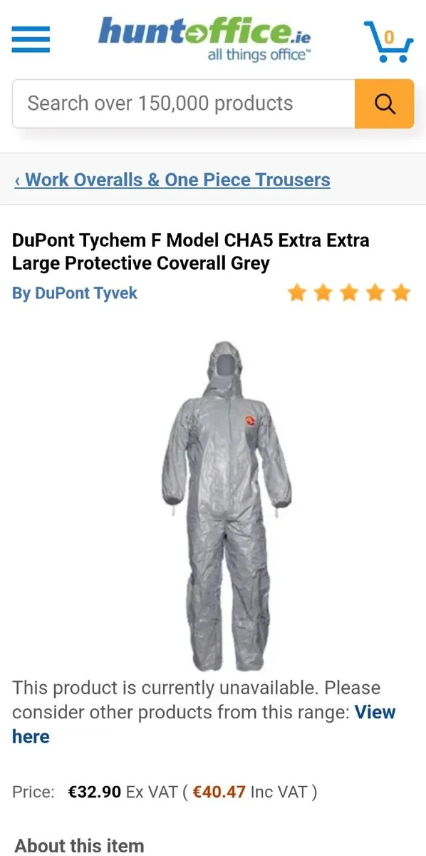 Hooded Protective Coverall. RRP 40 EUR - Image 2