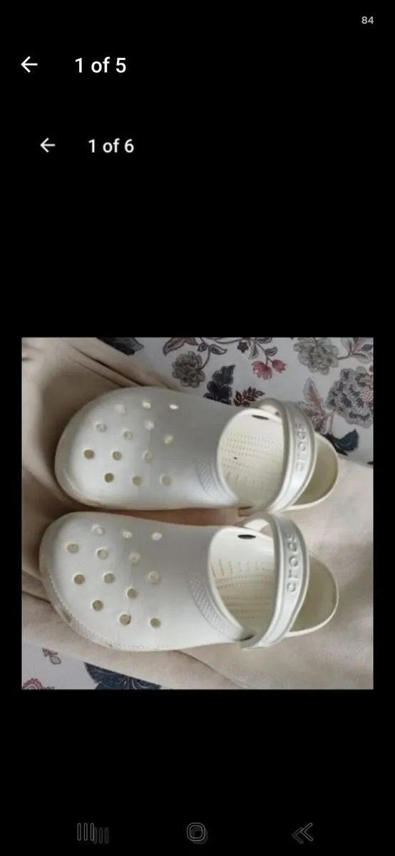White crocs - Image 1