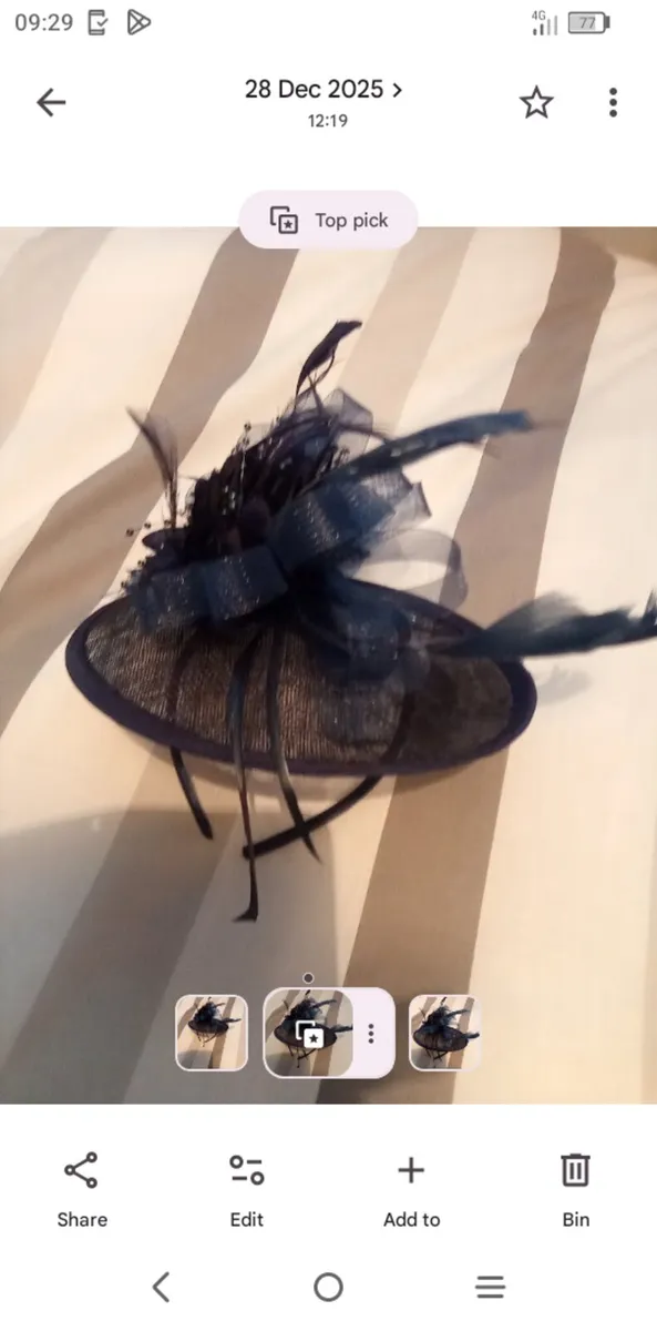 MOTHER. OF THE. BRIDE. DRESS AND. FASCINATOR - Image 3