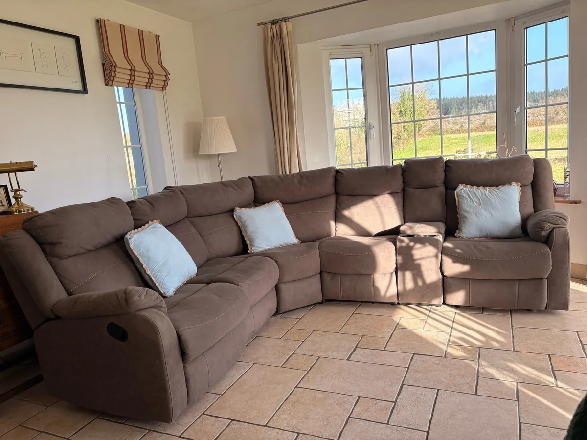 Corner reclining sofa - Image 3