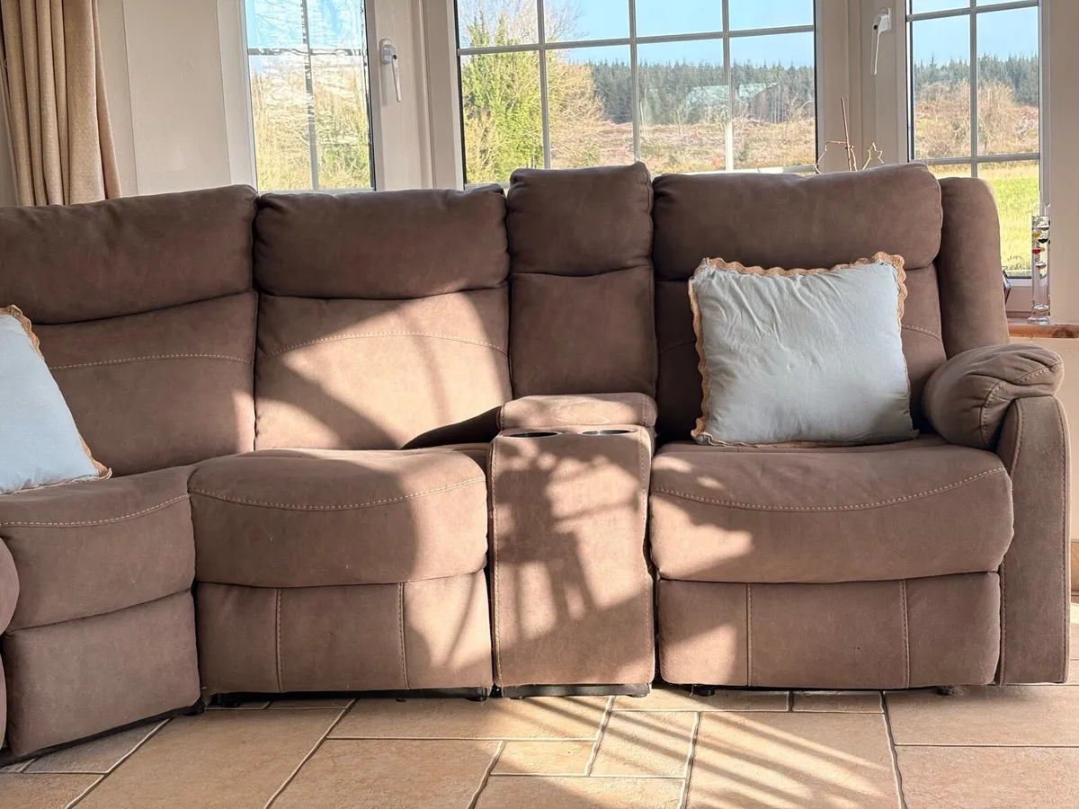 Corner reclining sofa - Image 4
