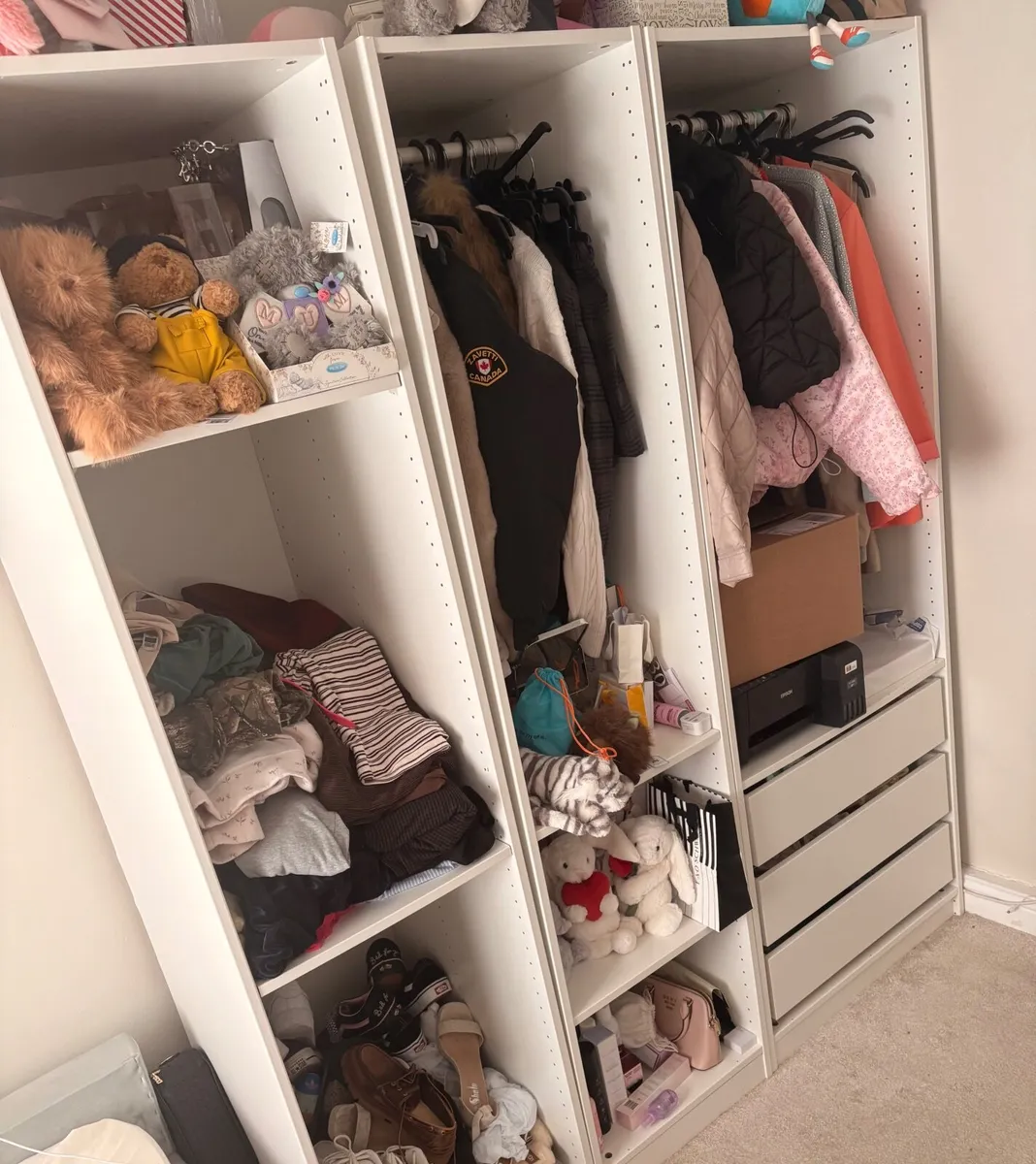 IKEA Pax no door wardrobe - Image 1