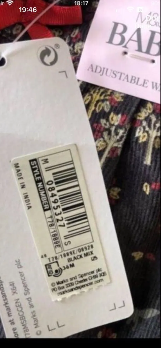Girls BNWT trousers 3/6 mths €6 - Image 3