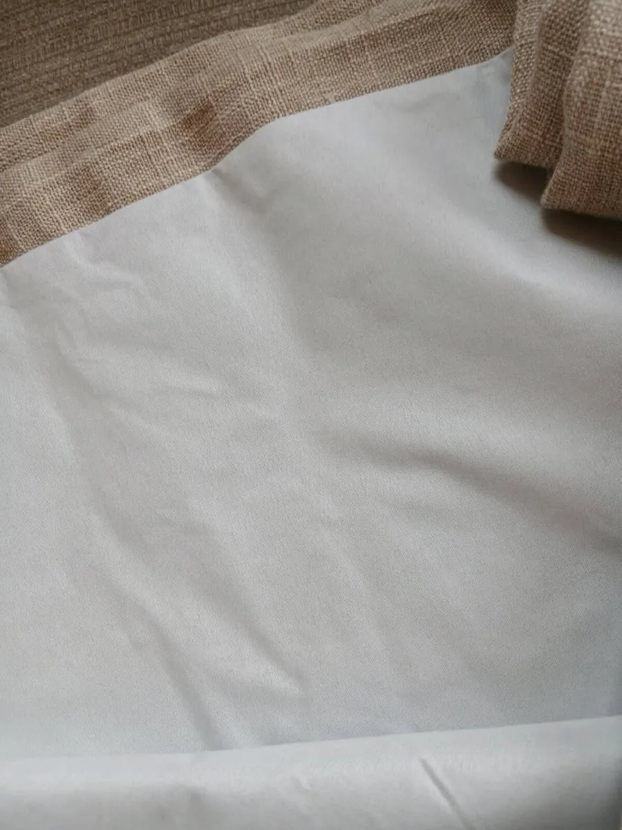 90 x 90 Beige Curtains - Image 3