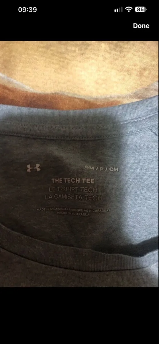 Mens under armour teeshirt size S €5 - Image 3