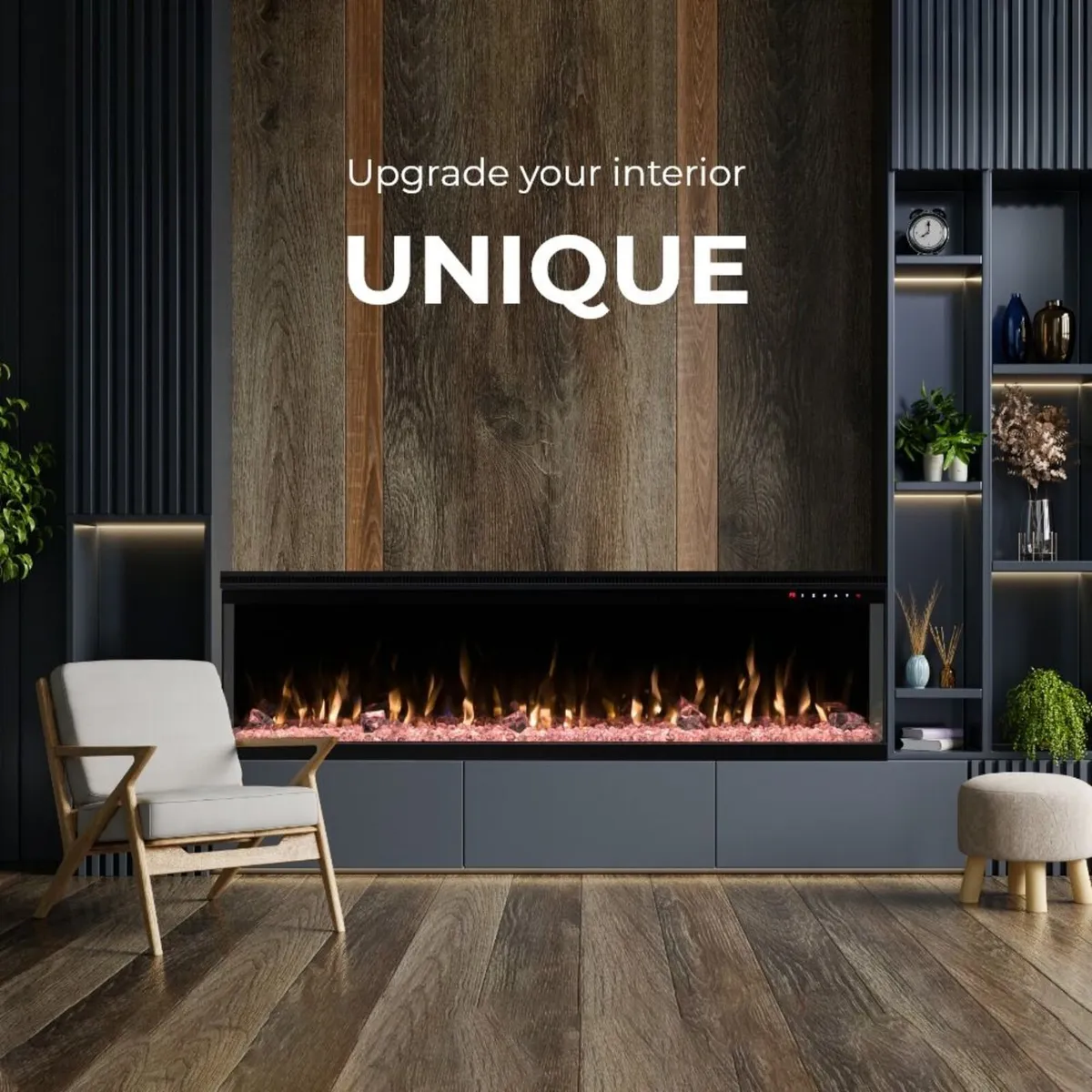 50" 3sides electric fireplace !!!230eOFF NOW !!! - Image 3