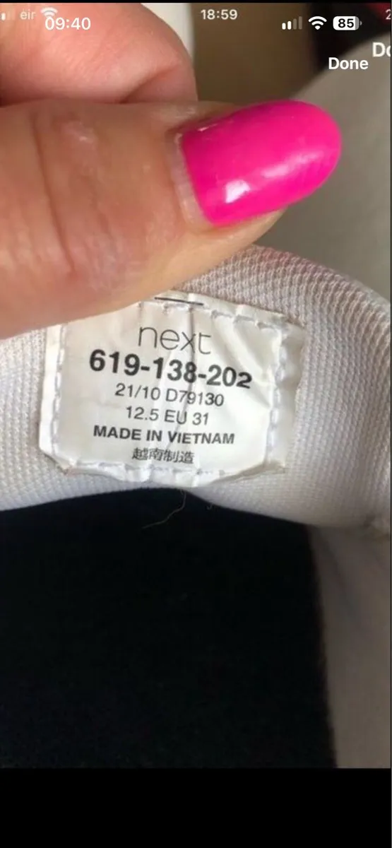 Boys next trainers size 12.5 €5 - Image 4