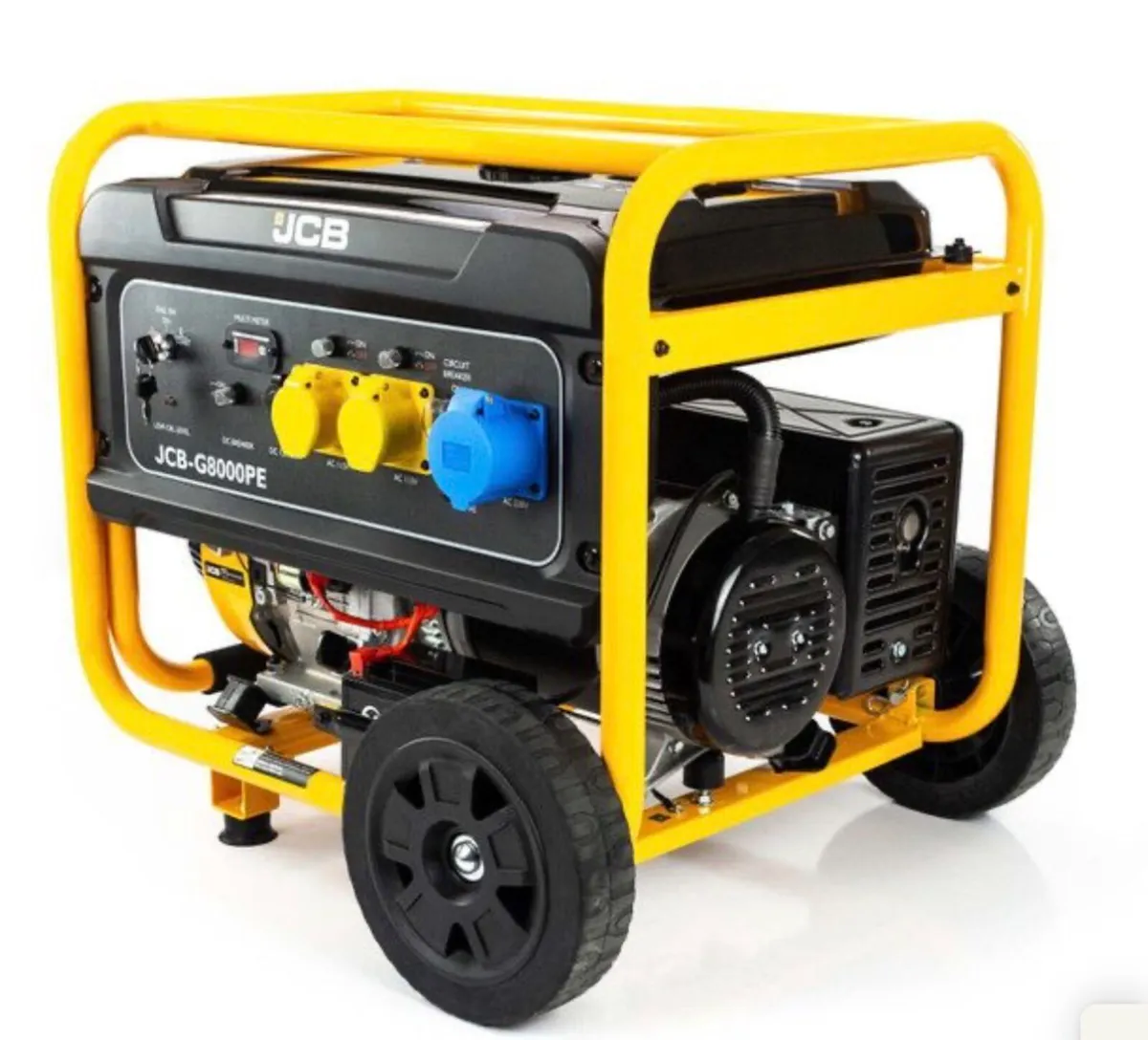 JCB 7.9kW / 9.8kVA Petrol Generator - key start - Image 1