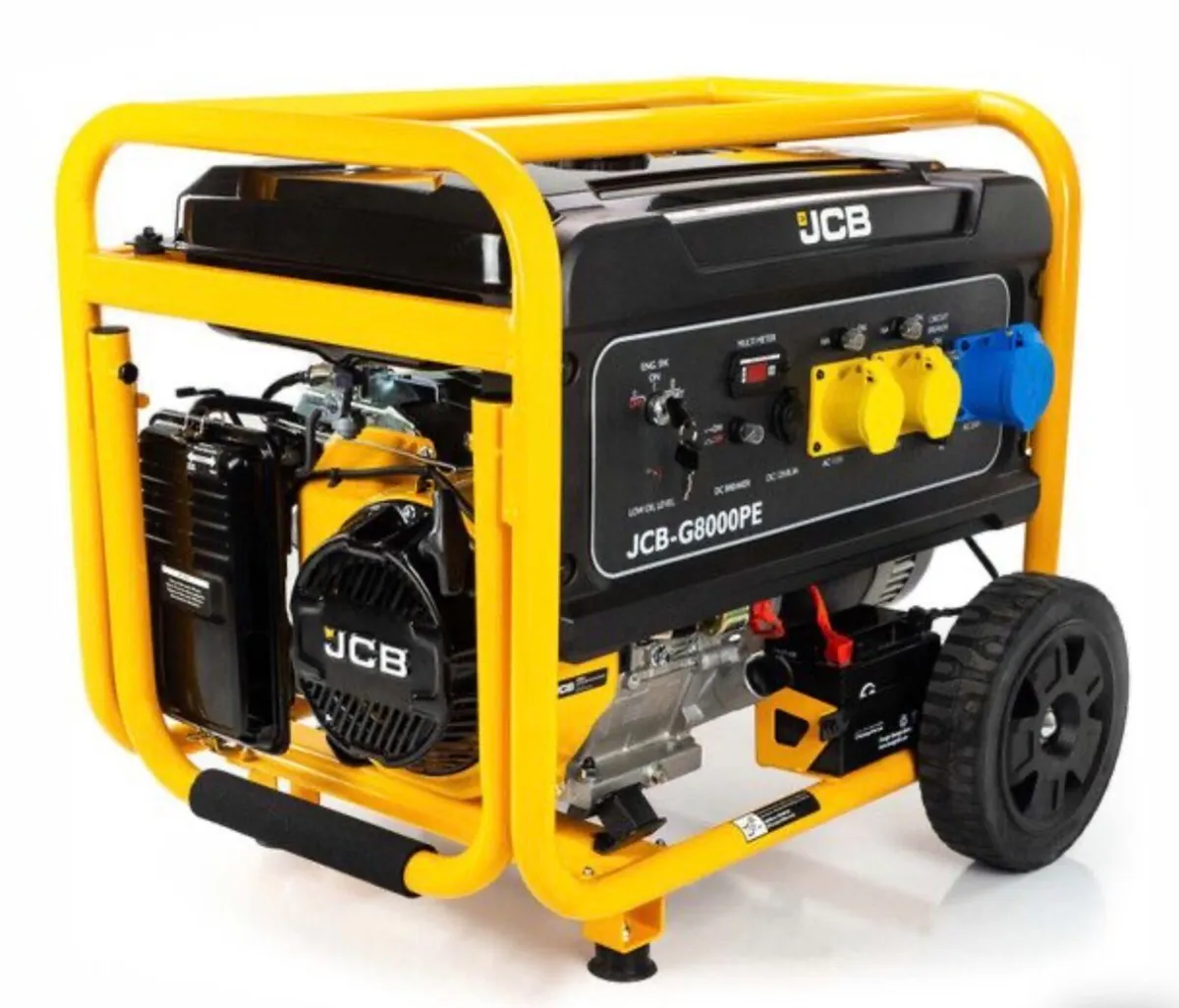 JCB 7.9kW / 9.8kVA Petrol Generator - key start - Image 2