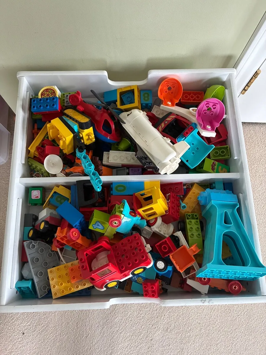 Duplo Lego collection with table - Image 4
