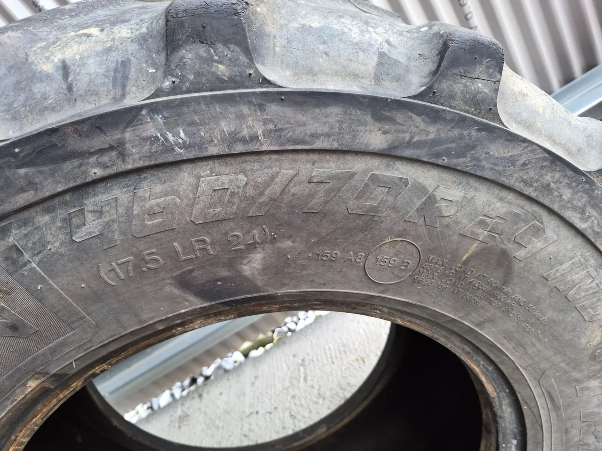 Tractor tyres 460/70/24 plus 12.4 28. for sale in Clare for €150 on ...