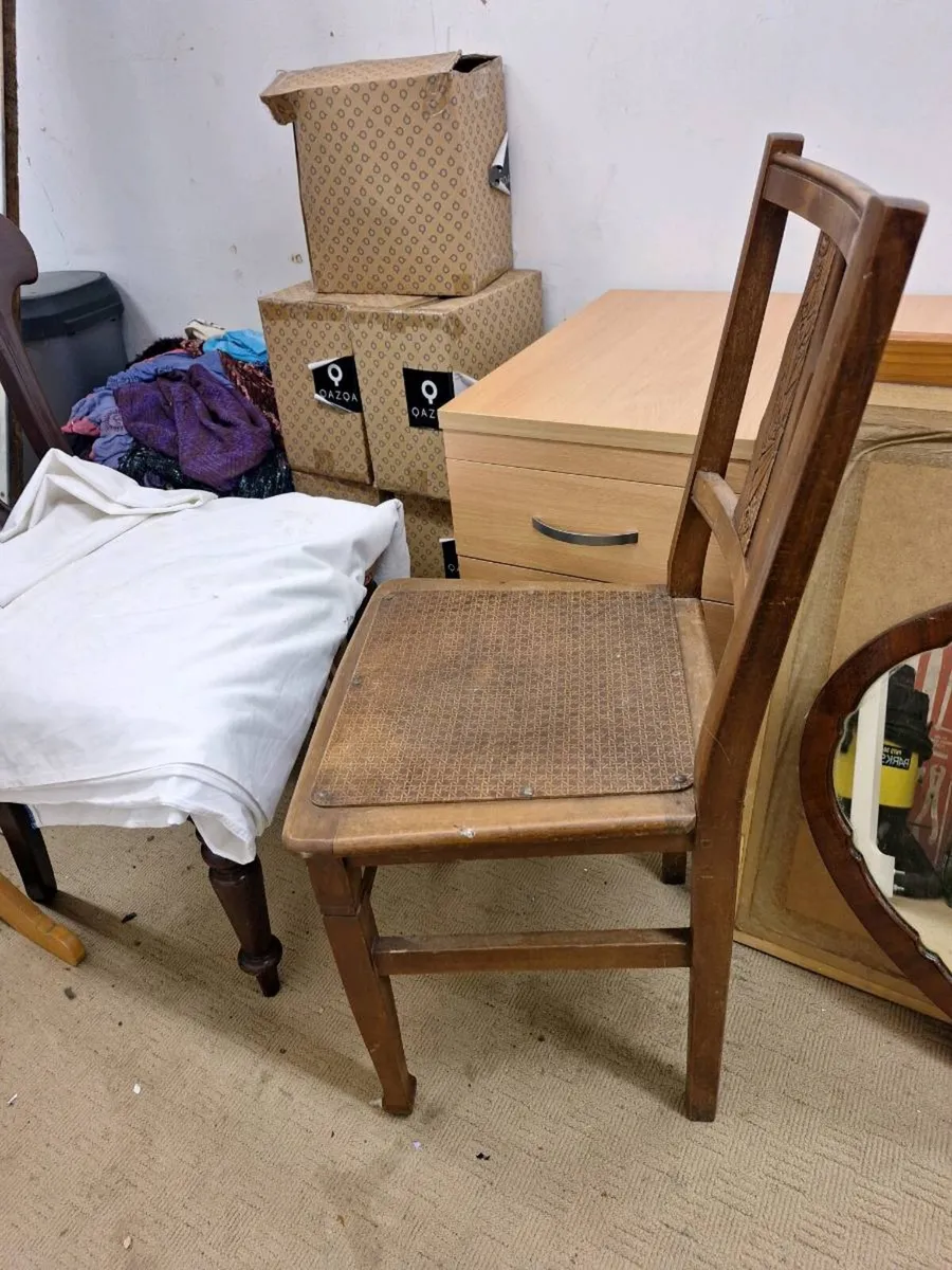 Mid 20th century wooden dining chair - Image 2