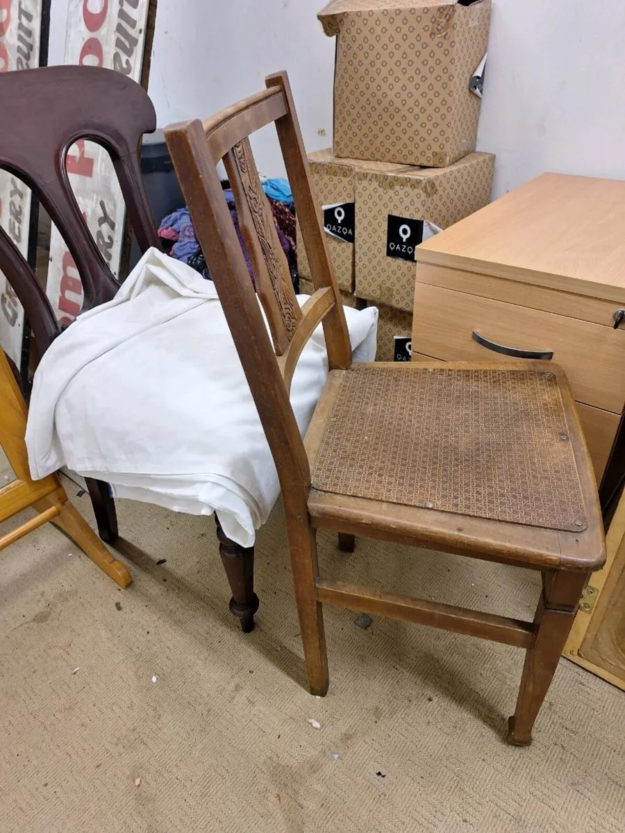 Mid 20th century wooden dining chair - Image 3